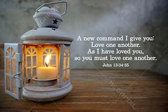 Bible verse quote - A new command I give you. love one another. As i have loved you, so you must love one another. John 13:34-35