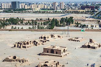 Dakhma - Tower of Silence, ancient structure built by Zoroastrians in Yazd