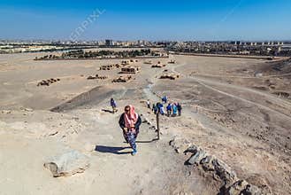 Dakhma - Tower of Silence, ancient structure built by Zoroastrians in Yazd