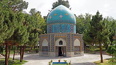Tomb of Fariduddin Attar Neyshaburi - Mausoleum of the Renowned Persian Sufi Poet Sheikh Attar, Neyshabur, Iran.