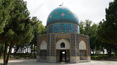 Tomb of Fariduddin Attar Neyshaburi - Mausoleum of the Renowned Persian Sufi Poet Sheikh Attar, Neyshabur, Iran.