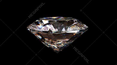 Beautiful rotating diamond