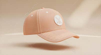 Stylish Baseball Cap Mockup 3D Render