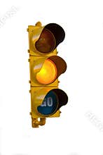 Isolated Traffic Light