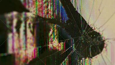 Display scratch monitor defect glitch broken blur