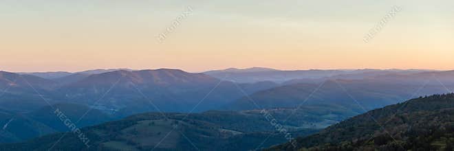 Mountain Panorama In West Virginia