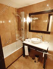 Marble bathroom