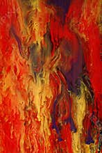 Colourful abstract painting