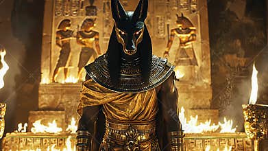 Exploring the ancient role and symbolism of the Egyptian god Anubis in burial rituals and mythology