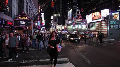 Times Square, New York in the night