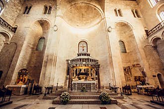The Basilica of Saint Nicholas,in Bari, Italy