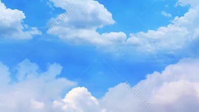 Beautiful cloudscape in motion