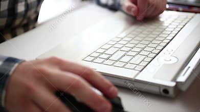 Businessman working in office HD