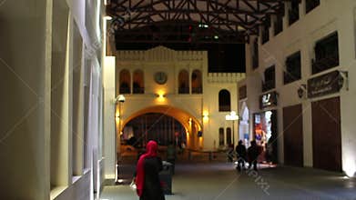Arabic street market in bahrain