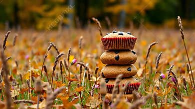 Stacked pancakes with syrup, breakfast food and sweet treat stock footage Generative AI