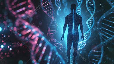Visual depiction of genetic mods showcasing youth-extension strategies and advances