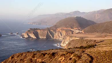Bixby Bridge along California Central Coast