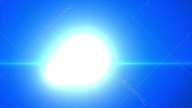 Blue Glowing Christmas Tree