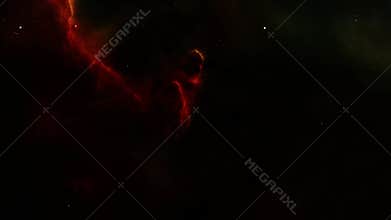 Nebula in the Cosmic Void in the universe 4k