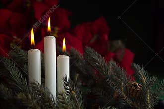 3 Advent Candles