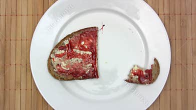 Eating Bread with Jam