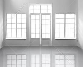 White Room with Windows