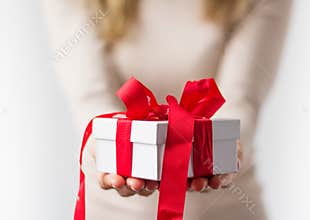 White gift box