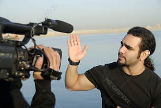Live Acting Skills Of An Anchorman
