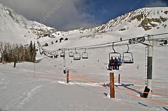 Ski Lift to Mountain Top