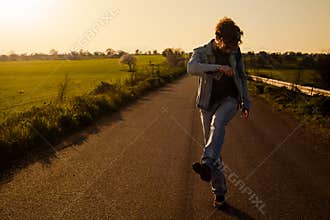 Man On the Road