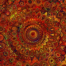 Abstract Mandala Art