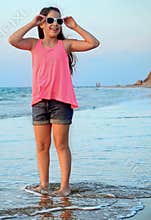 Girl on the Mediterranean