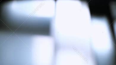 The process of printing a color inkjet printer in close-up. The rolles is rolling inside of device and printed a picture