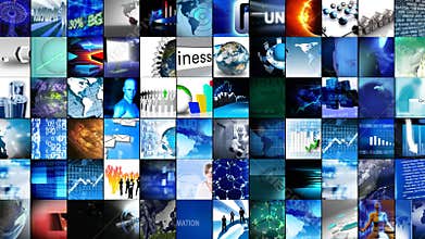 Collage of digital technology