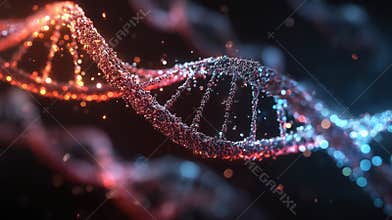 genetic science concept of microchimerism in human biology