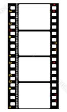 35mm color movie film