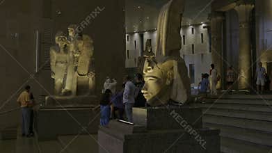 Giza, Egypt- July 26 2025: The Grand Egyptian Museum also known as the Giza Museum