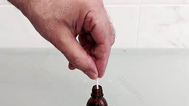 Gentle Iodine Prep: Ear Swab Technique for Targeted Cleansing