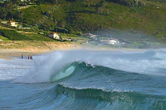 Doniños Beach in Galicia, Spain, 08 24 2025