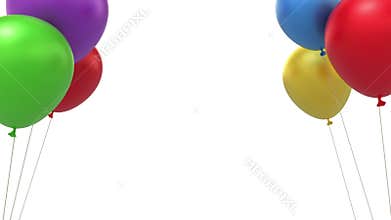 Balloons background