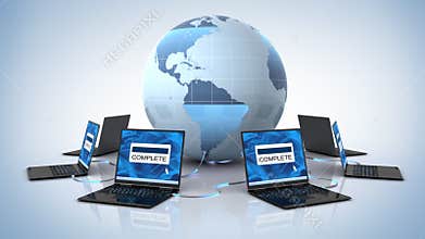 Global uploading
