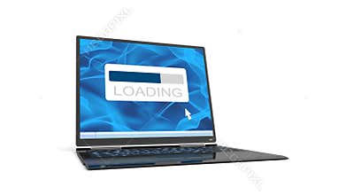 Laptop has broken down when loading is finished