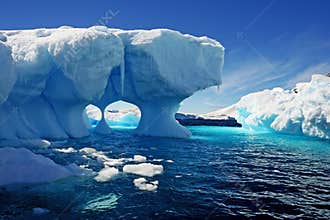 Melting iceberg