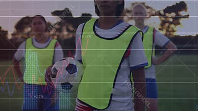 Three players holding ball as grid overlay activating at one second, sports analytics intensifying