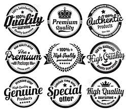 9 Vintage Ecommerce Badges
