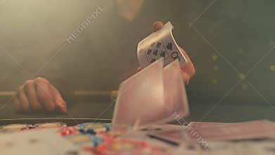 Casino poker play cards chips life Vegas winner chance club