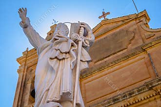 Ghasri Church Statue