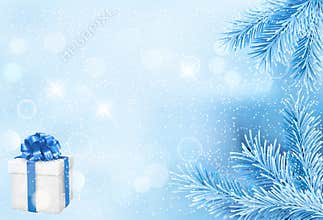 Winter Holiday Theme background