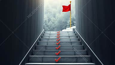 goal achievement steps progress towards success