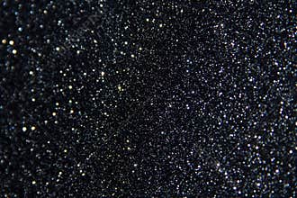 Black Glitter Background